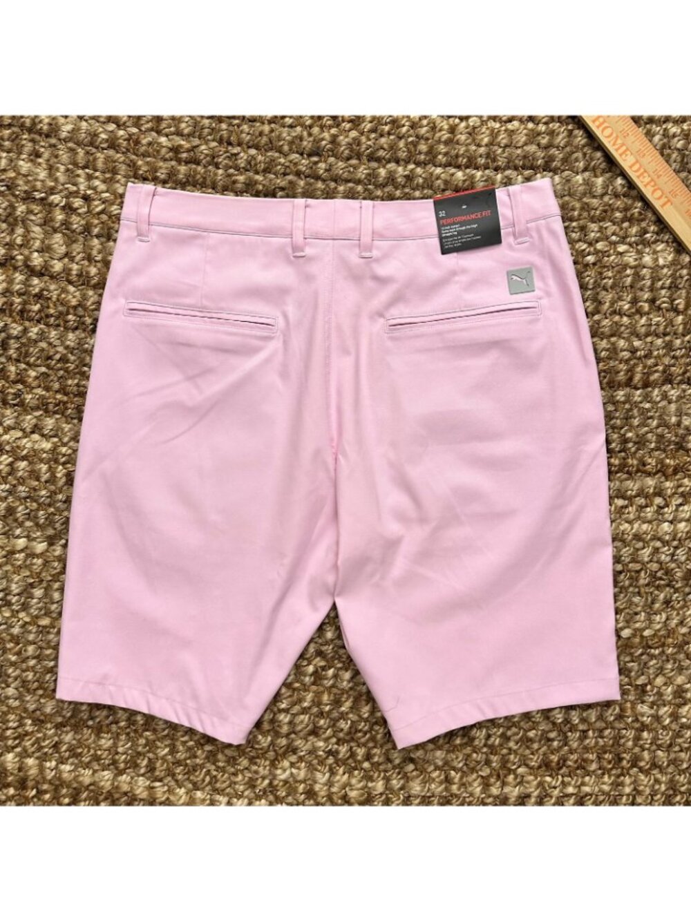 New Puma Men’s Golf Shorts Pink (32 Men’s) Performance - Picture 2 of 6